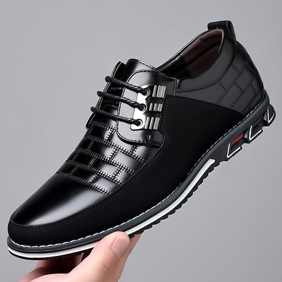 Business casual leather shoes